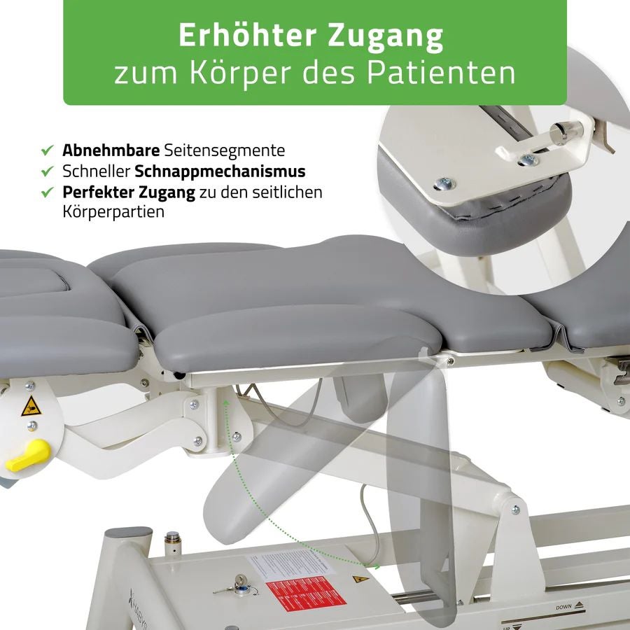 Elektrische Therapieliege PROXIMA PRO 7 mit Dachstellung