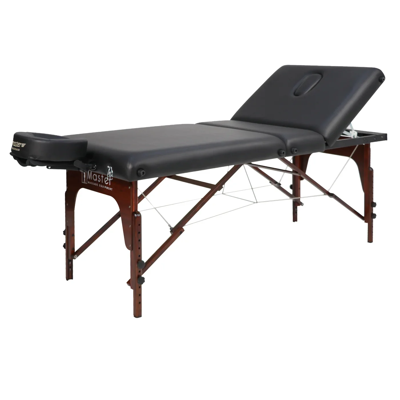 Master Massage Somerest Salon 3-Section Portable Massage Table – 76 cm, Black