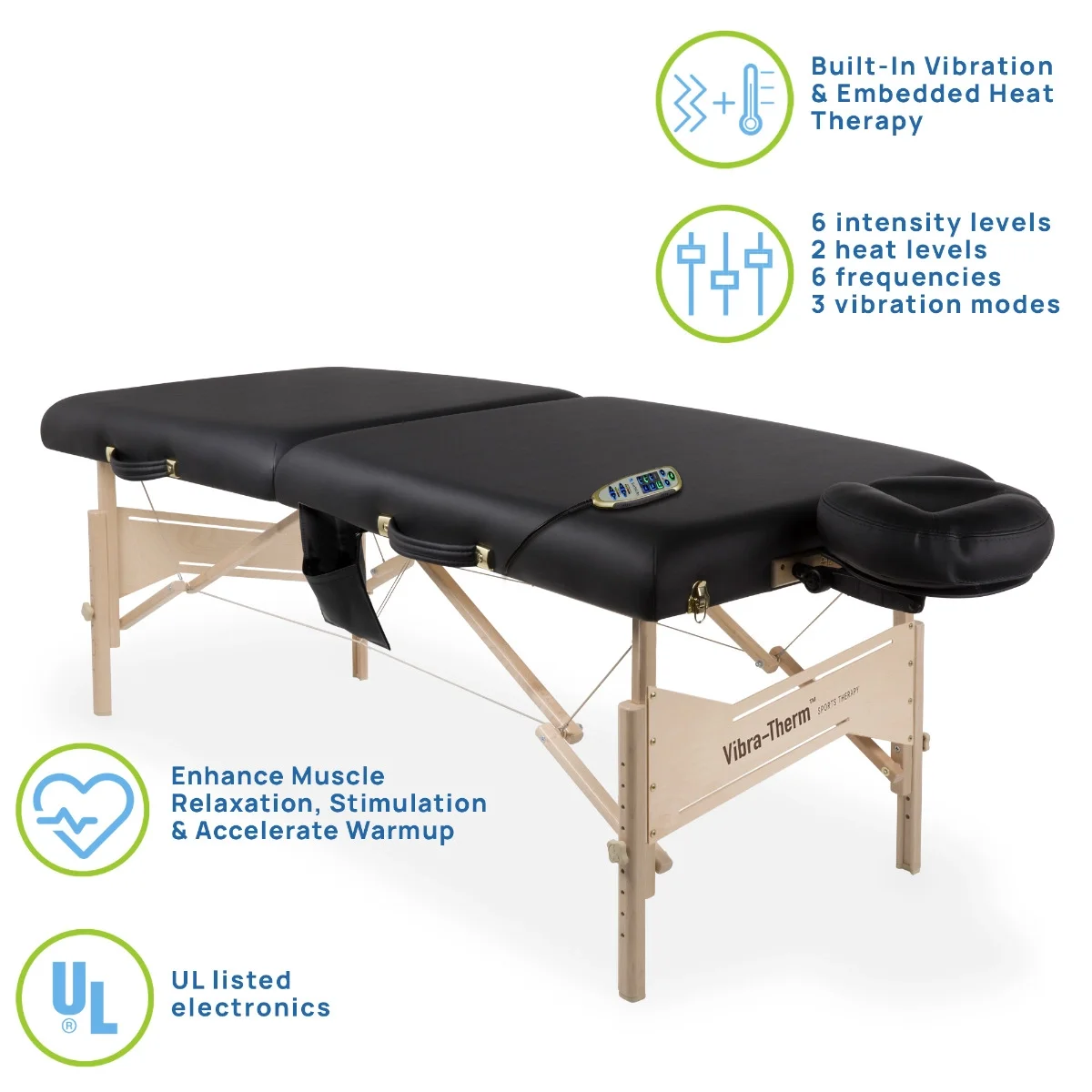 Earthlite Vibra-Therm™ Massageliege mit Wärme- & Vibrationsfunktion