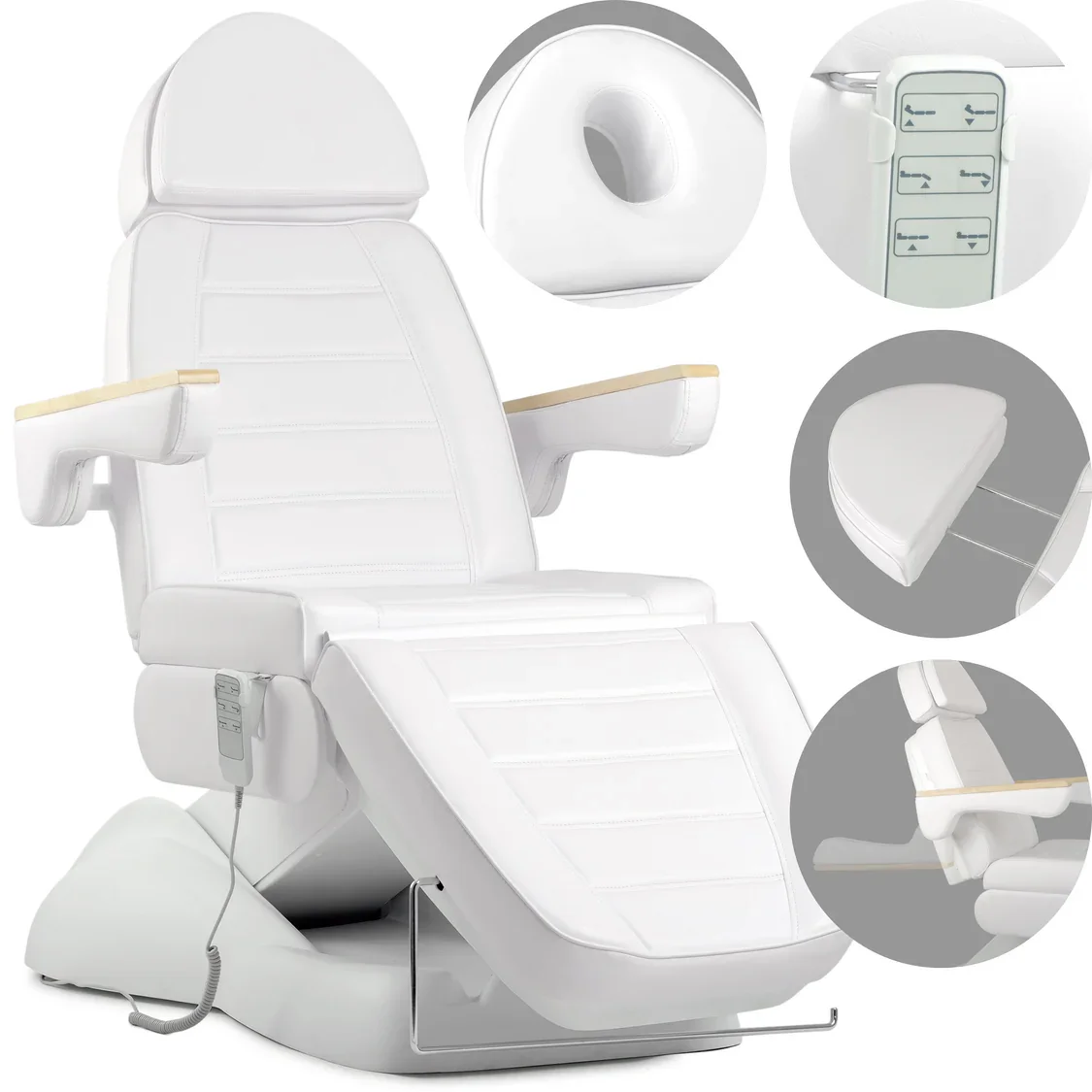 Universeller Kosmetikstuhl elektrisch LEO PRO 4 Multi - Tattoo Stuhl elektrisch