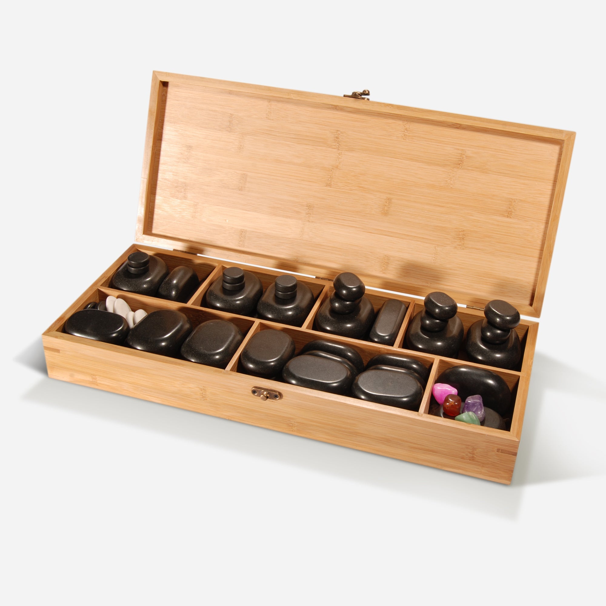 Hot Stone Set - 70 Massagesteine | Luxus-Set