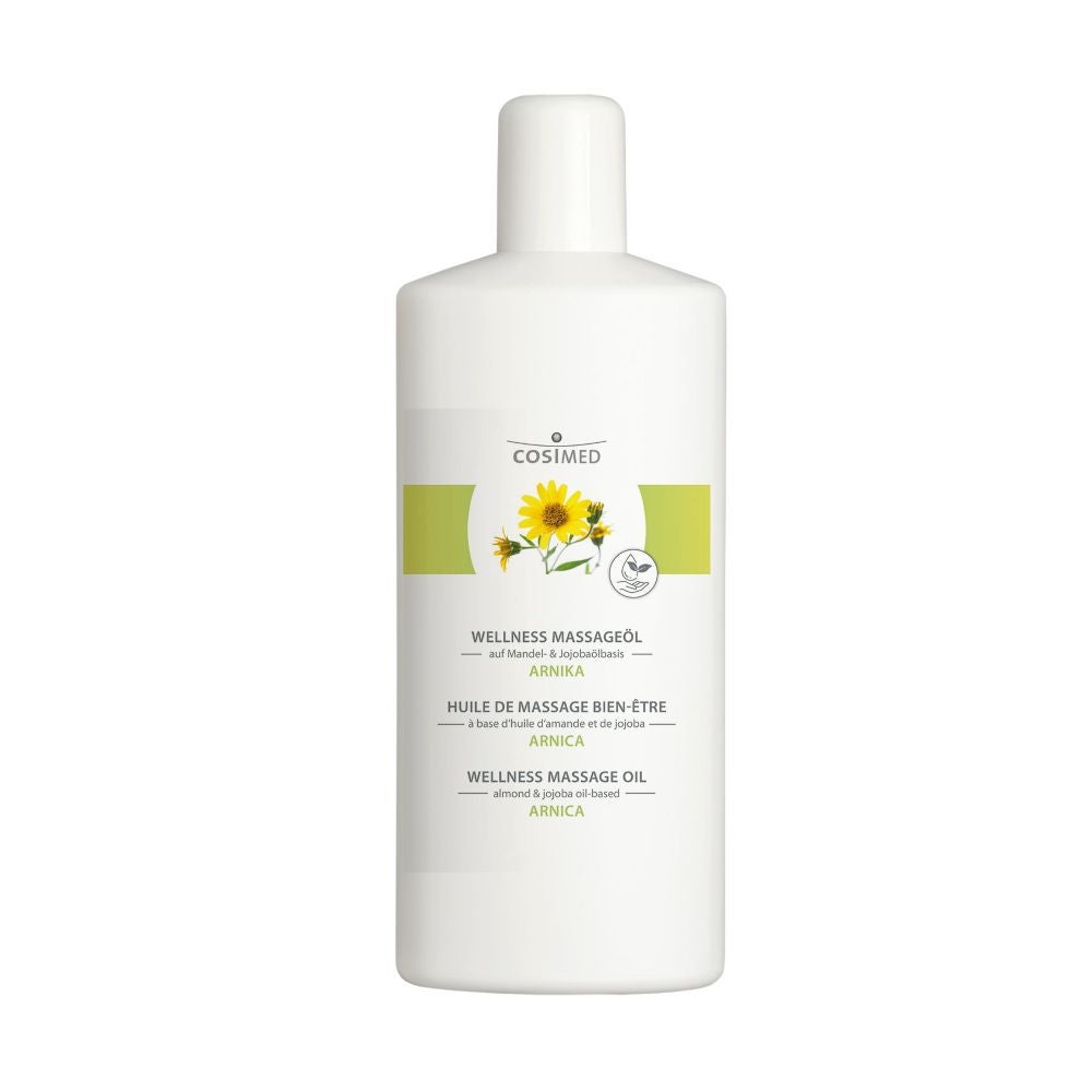 CosiMed Wellness Massageöl ARNIKA Flasche, Lotion, Schampoo, Kräuterig, Pflanze