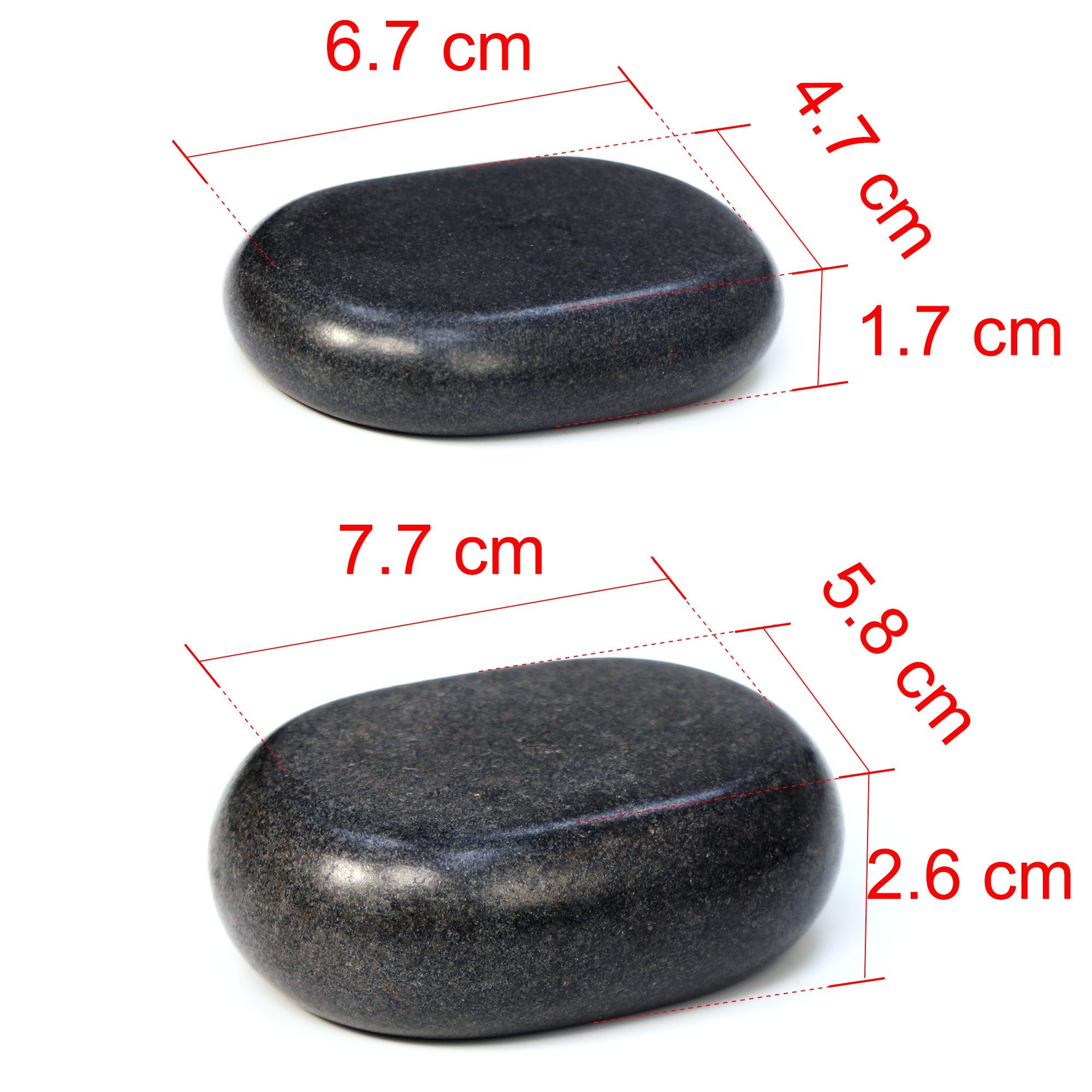 Hot StonesSet - 18 massage stones