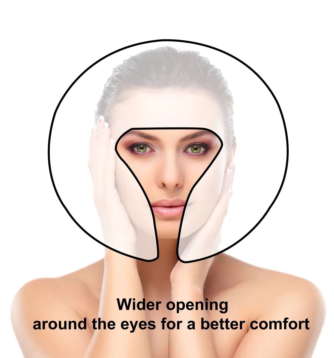 Universal face cushion for massage table