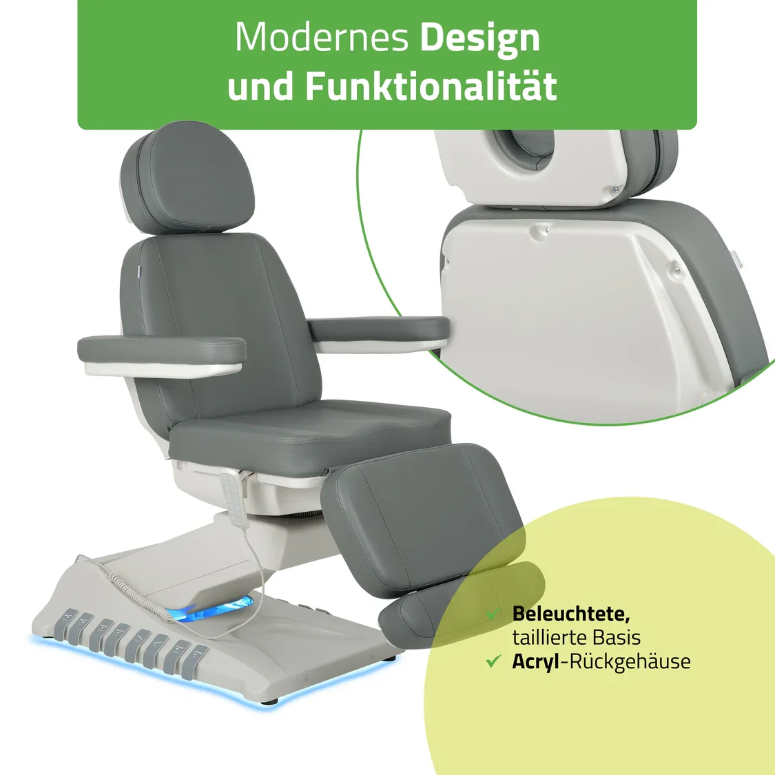 Kosmetikstuhl elektrisch Luxoria PRO5 - Multi - elektrische Kosmetikliege