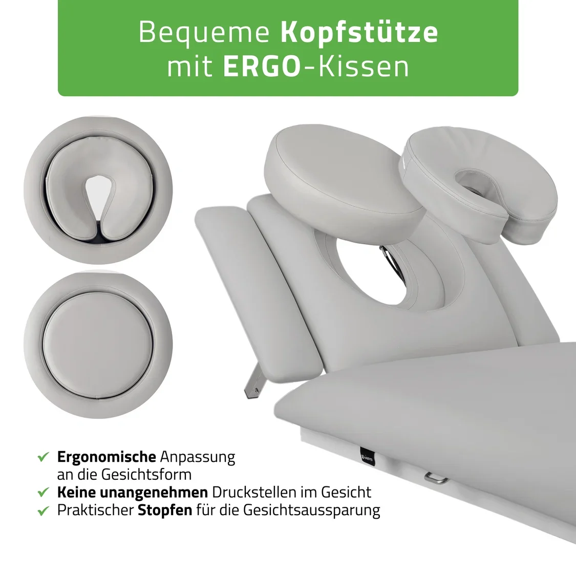 Elektrische Therapieliege FORTIS 5 ERGO plus | 5 Segmente | Hand- & Fußsteuerung