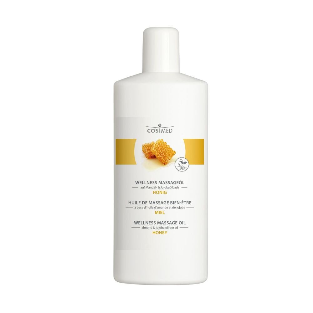 Wellness Massageöl HONIG Flasche, Lotion, Schampoo