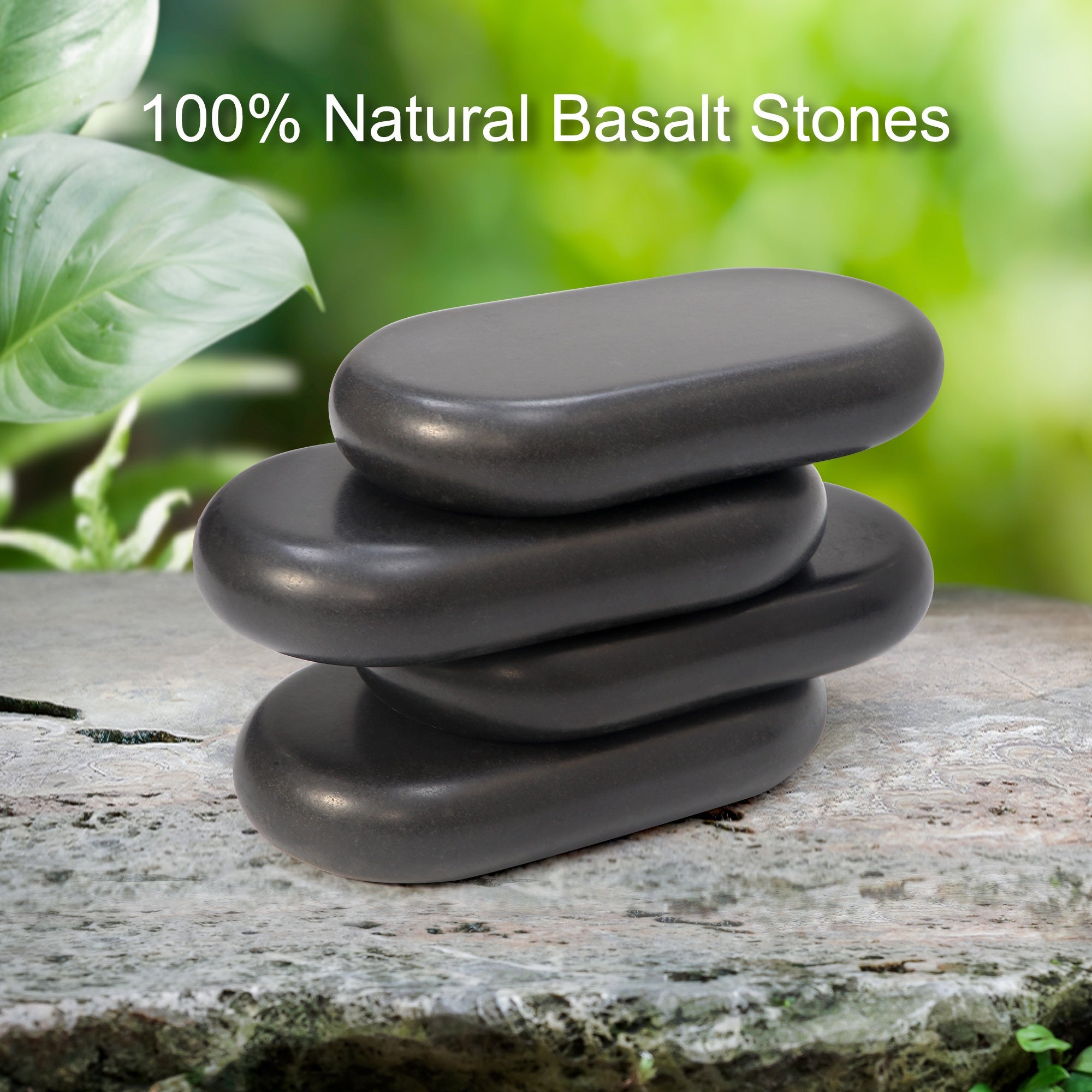 Oval Basalt Stones | Size: XXL | Hot Stone Therapy