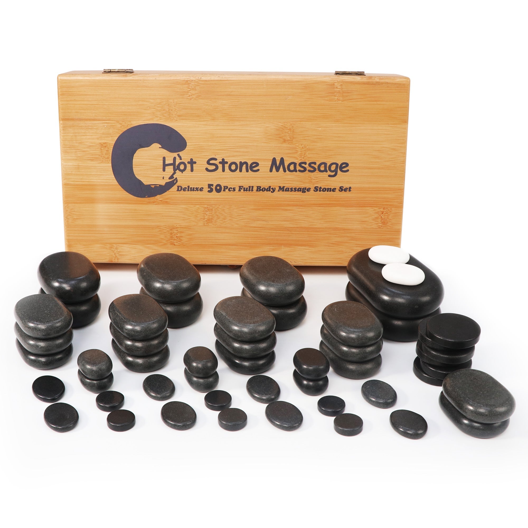 Hot Stones Set - 50 massage stones