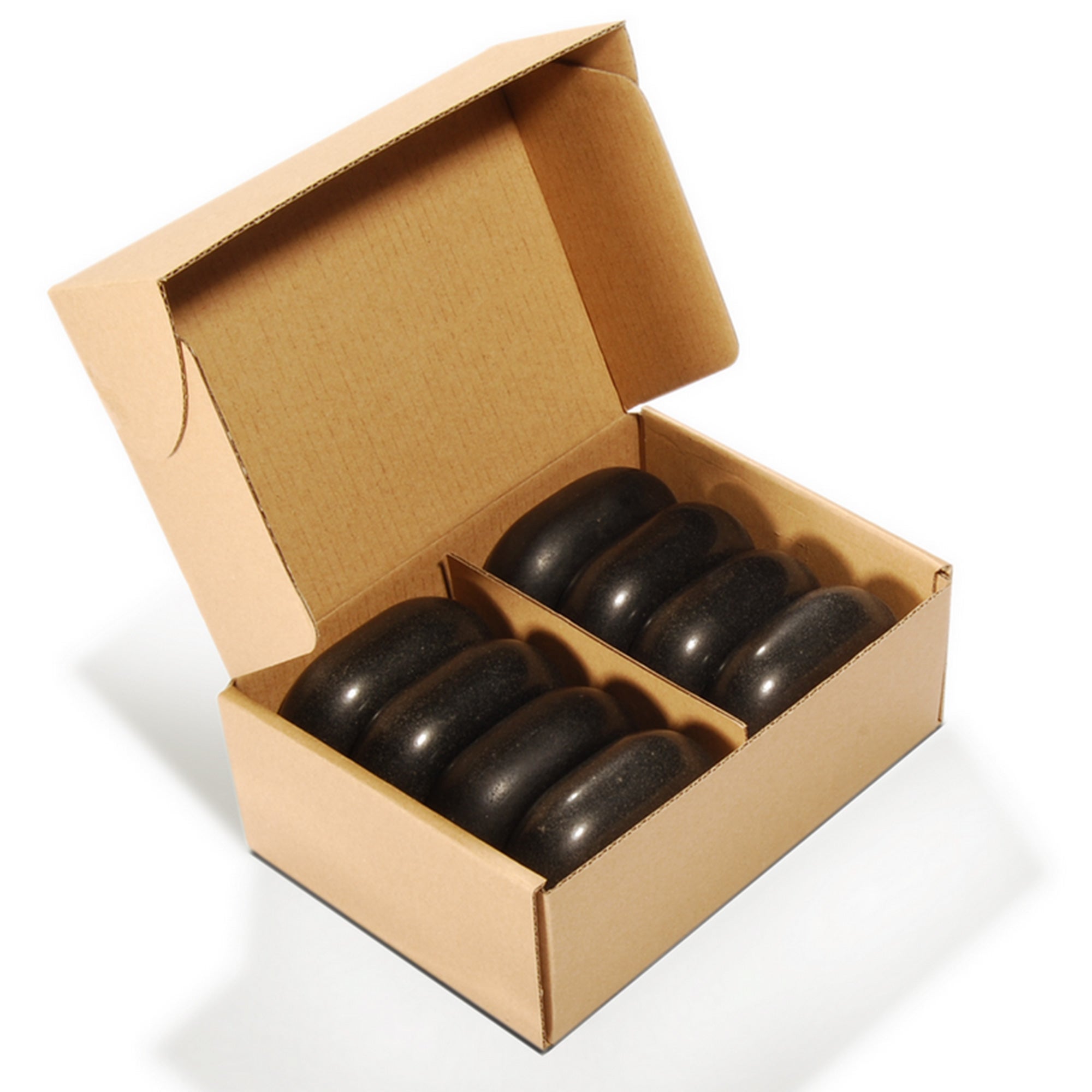 8 Oval Basalt Stones | Size: L | Hot Stone Therapy 8 Oval Basalt Stones | Size: L | Hot Stone Therapy