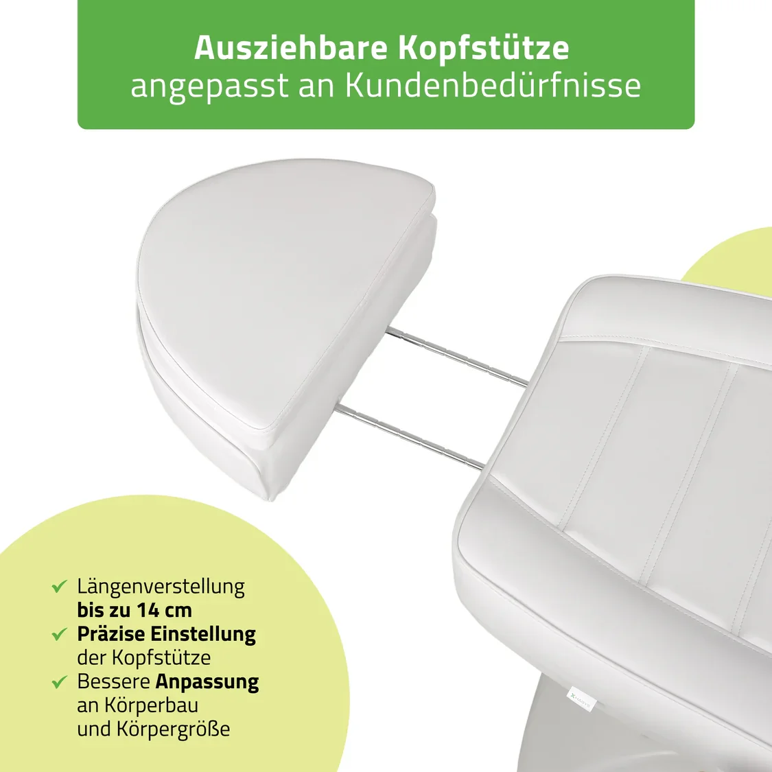 Universeller Kosmetikstuhl elektrisch LEO PRO 4 Multi - Tattoo Stuhl elektrisch