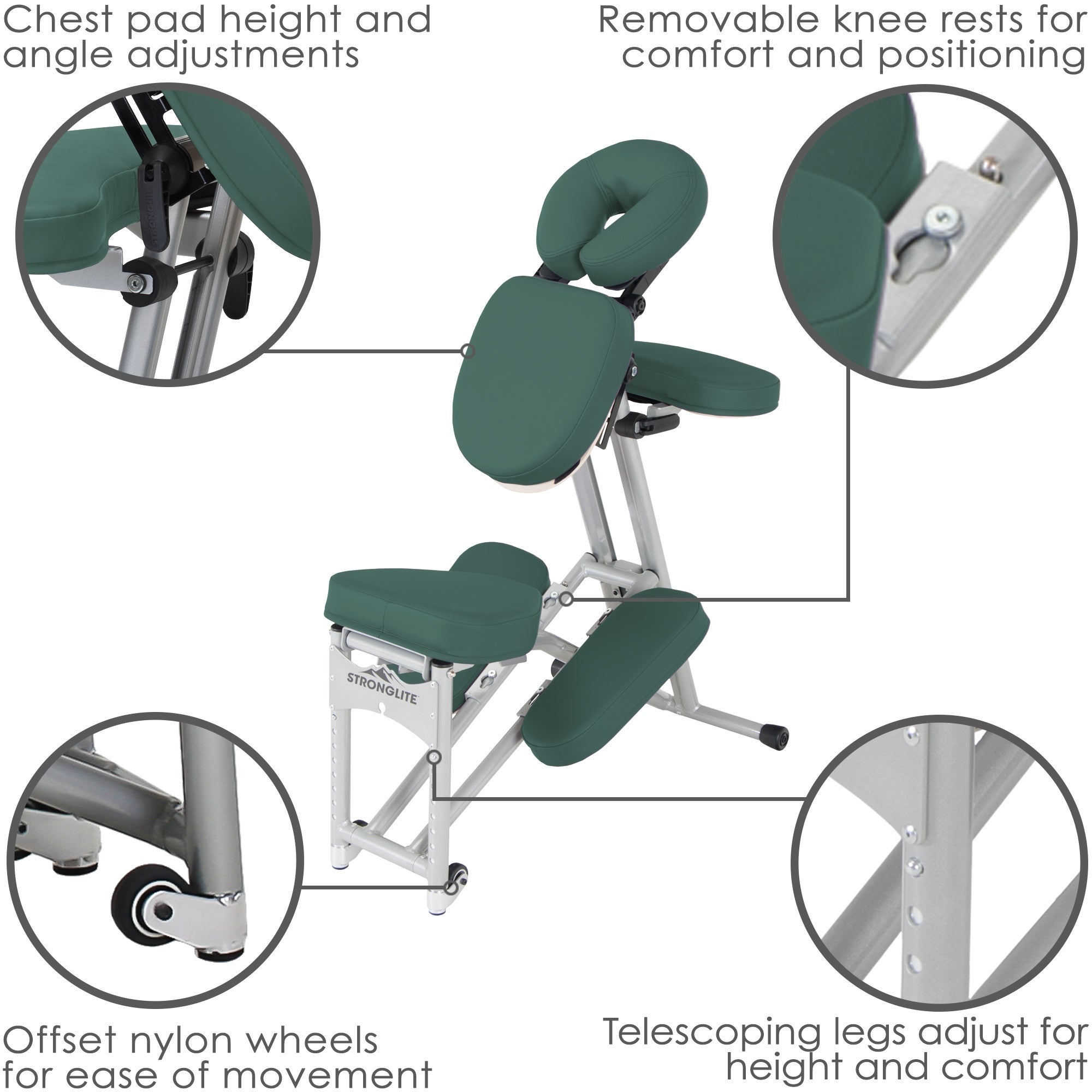 Massagestuhl Stronglite ERGO PRO II - Komplett-Set