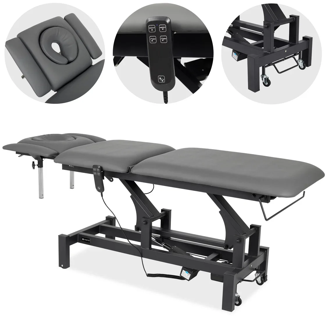 Elektrische Therapieliege FORTIS 5 ERGO plus | 5 Segmente | Hand- & Fußsteuerung