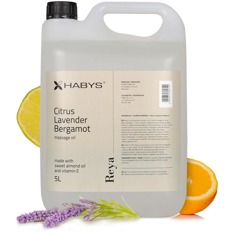Massage-l-Reya-citrus-5-Liter-01 Massageöl Premium Reya - revitalisierendes Massageöl - 5 Liter Kanister