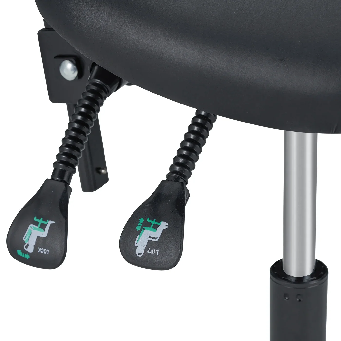 Berkeley Split Saddle Stool with Backrest | Master Massage