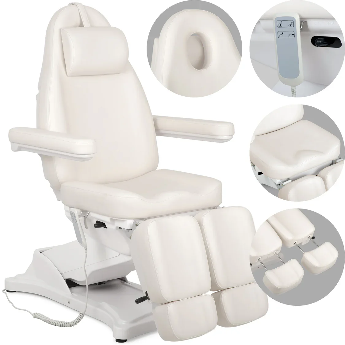 Kosmetikliege elektrisch ELARA PRO 6P - multifunktionaler Kosmetikstuhl