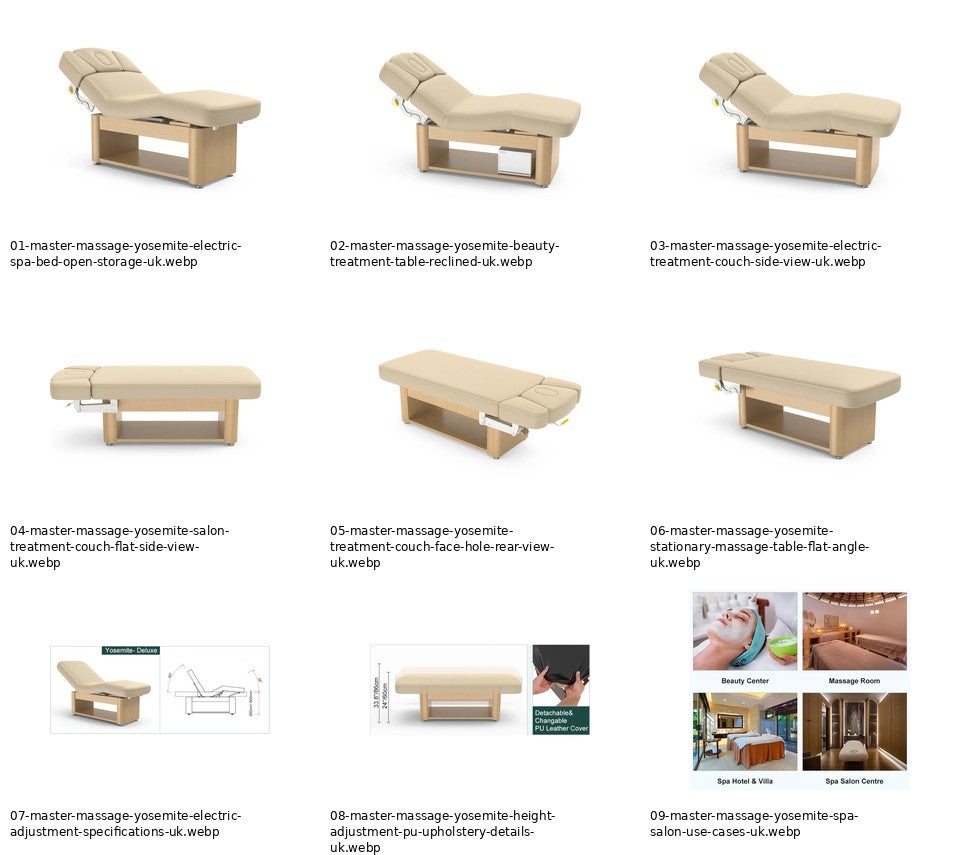 Master Massage Yosemite electric spa bed product image overview