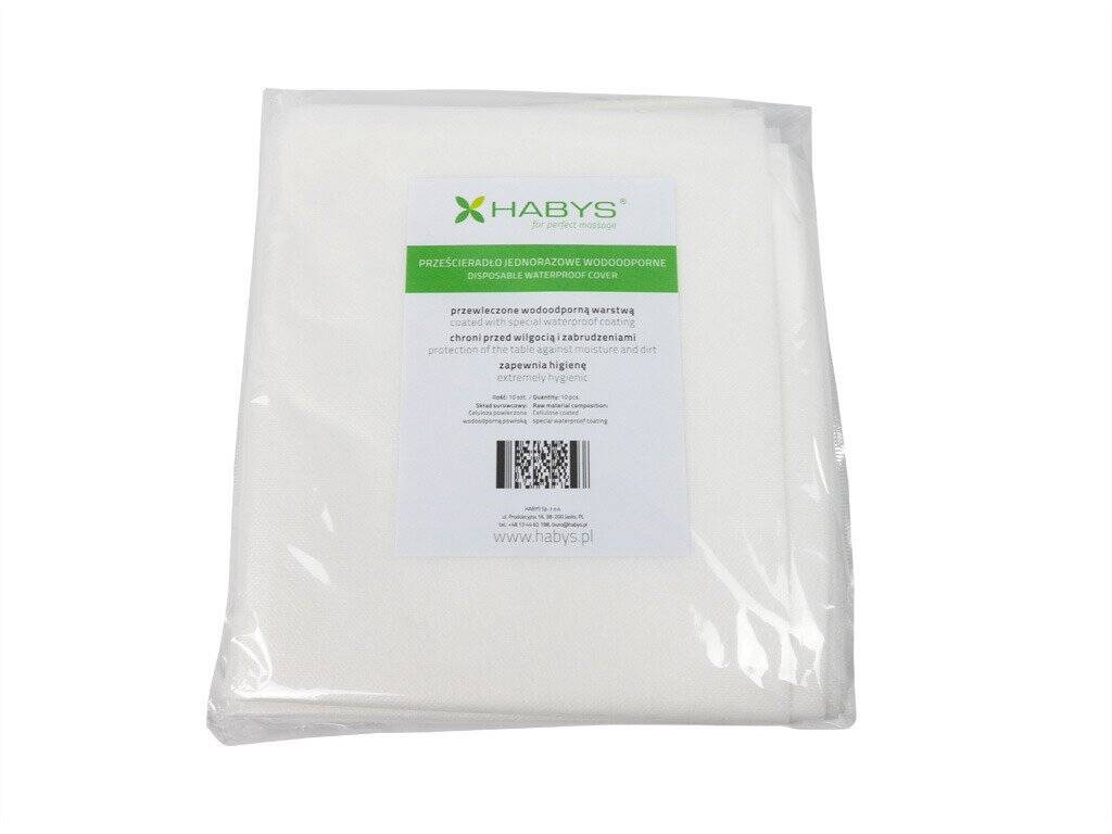 Eingweg-waterproof-cover-HABYS-02 30 Einwegauflaken für die Massageliege | wasserresistent