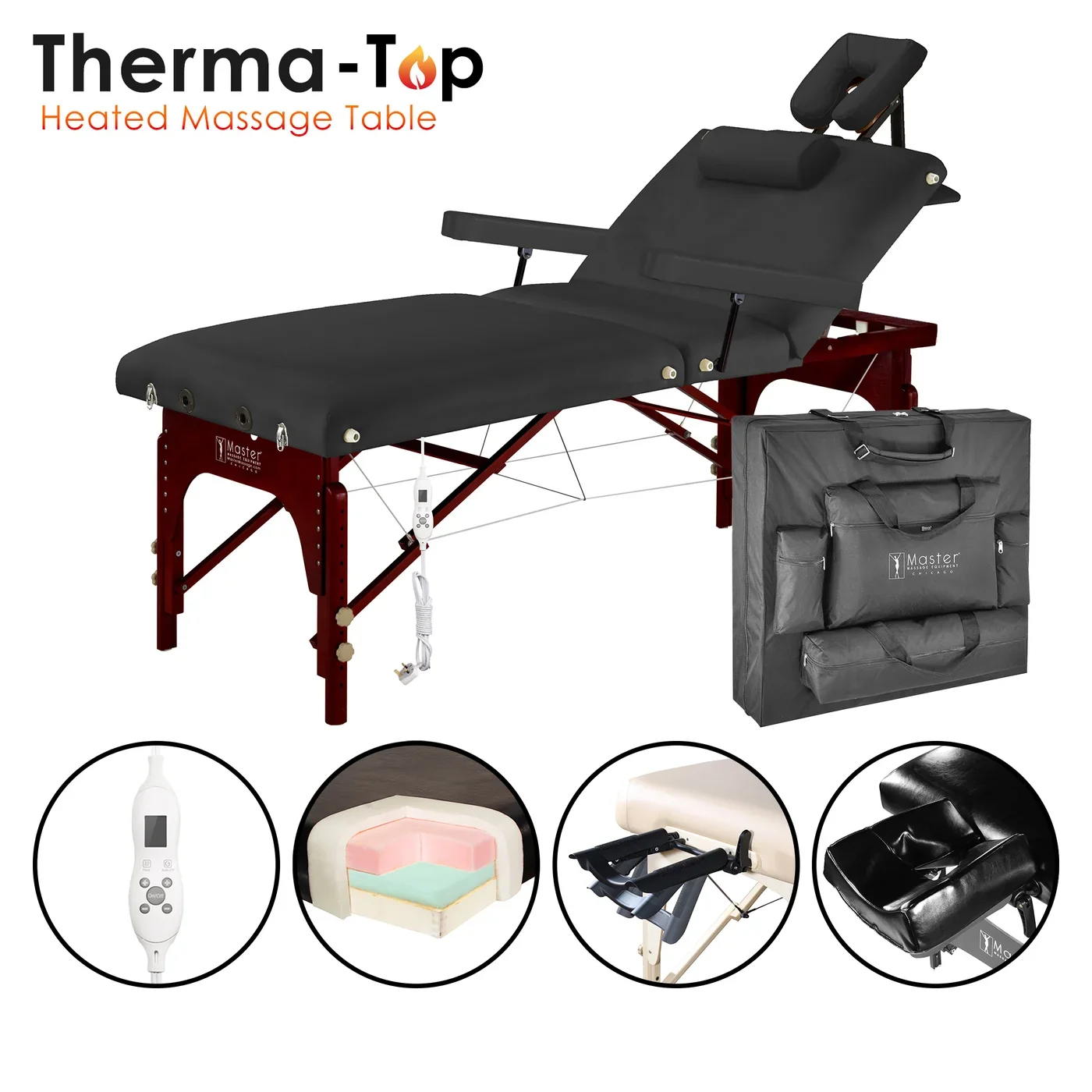 Montclair Salon Therma-Top Heated Massage Table