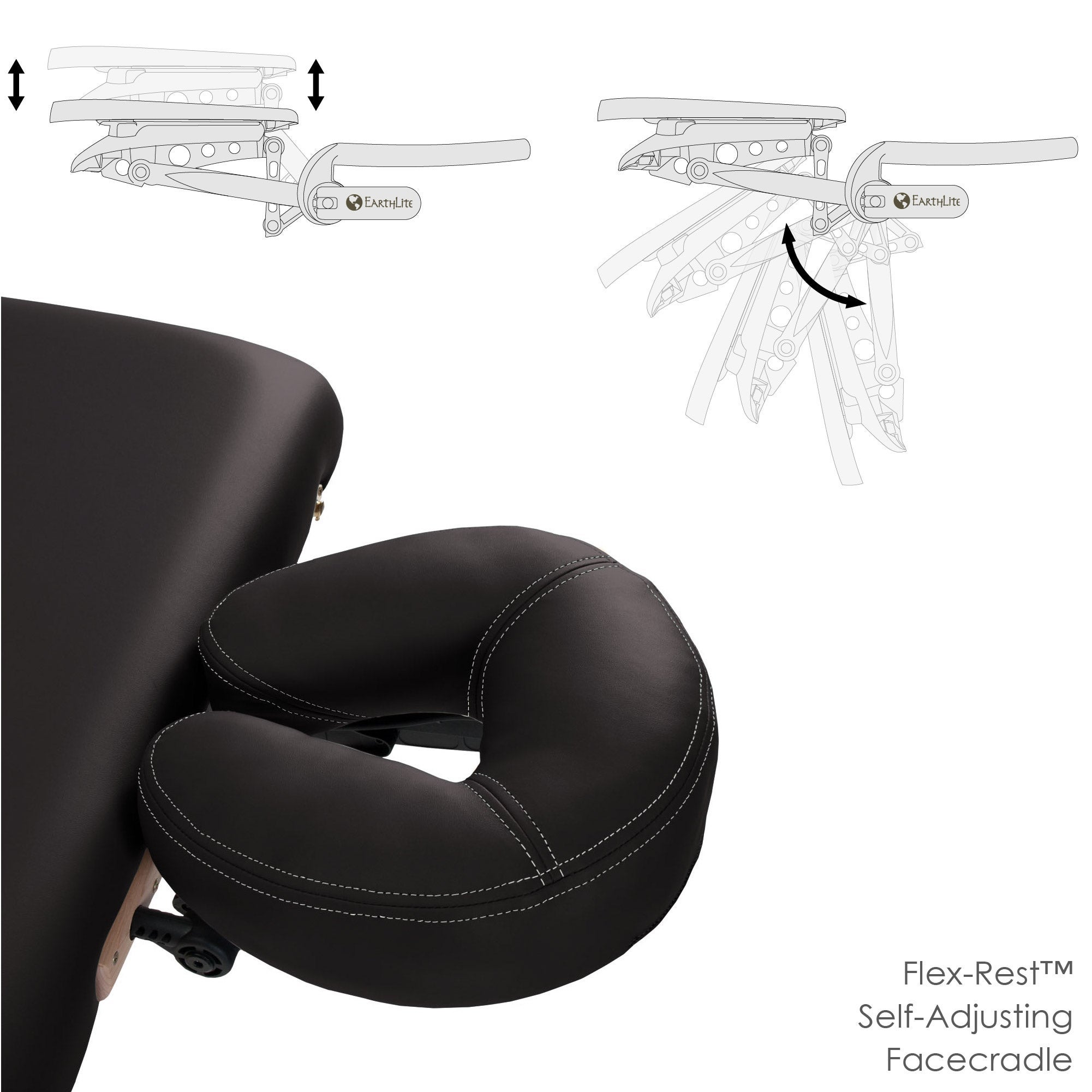 Massageliege klappbar Earthlite AVALON mit Rückenlehne