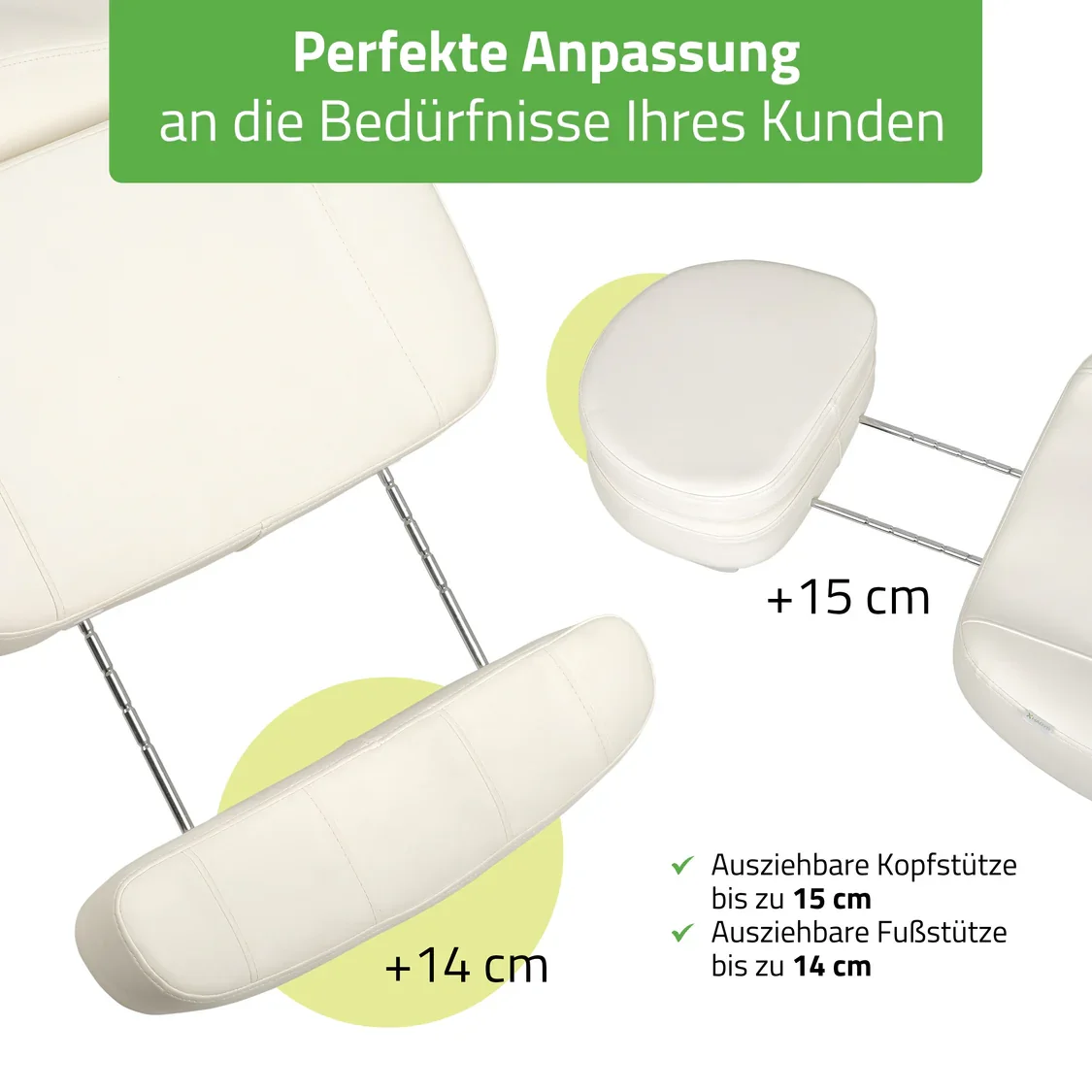 Kosmetikstuhl elektrisch Luxoria PRO5 - Multi - elektrische Kosmetikliege