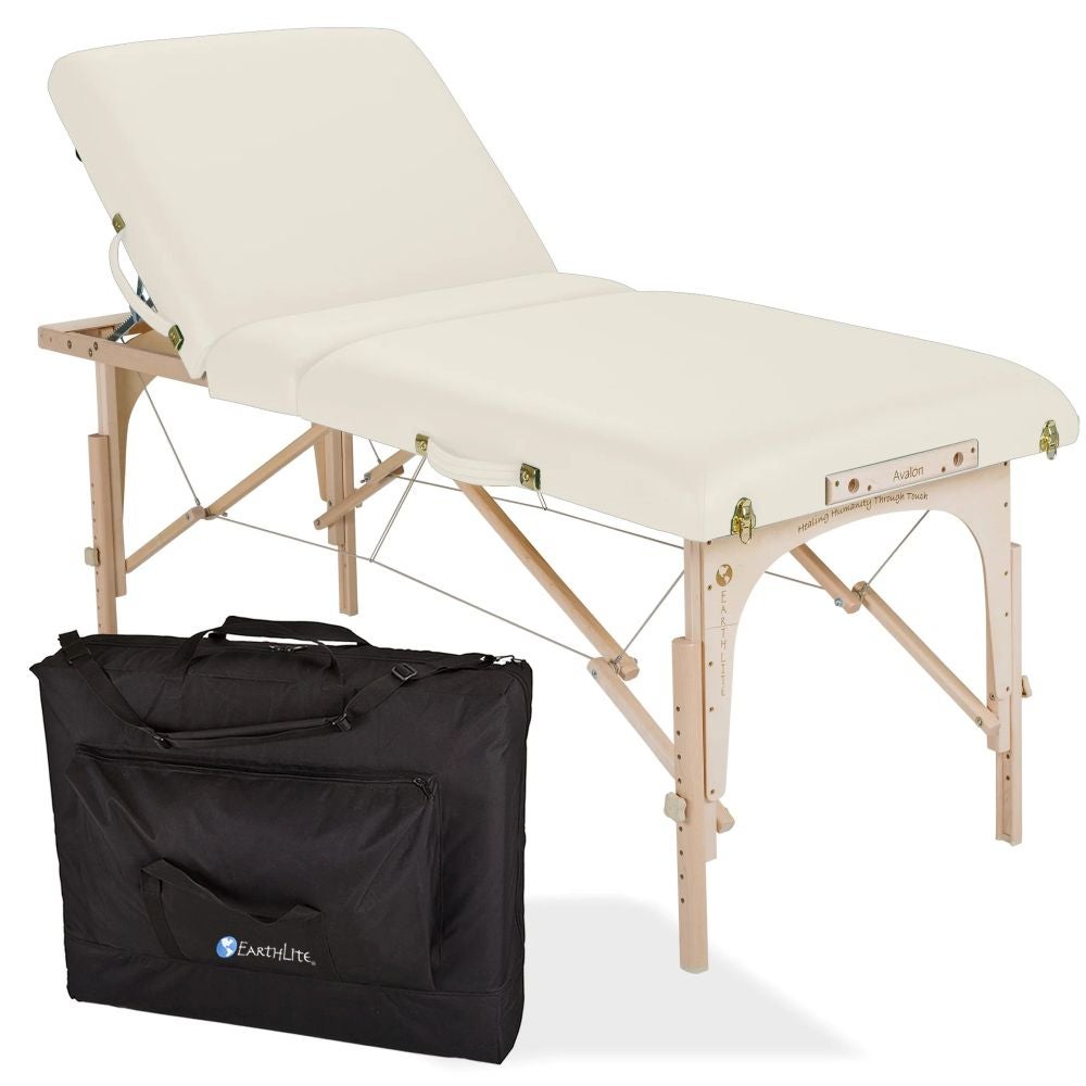 Massageliege klappbar Earthlite AVALON mit Rückenlehne Massageliege klappbar Earthlite AVALON mit Rückenlehne