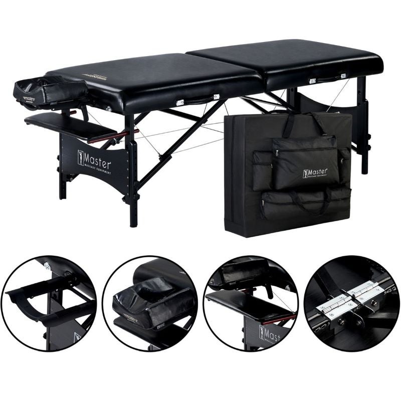 Mobile-Massageliege-Galaxy-set-02 Massageliege klappbar GALAXY LX professional - BLACKLINE DESIGN