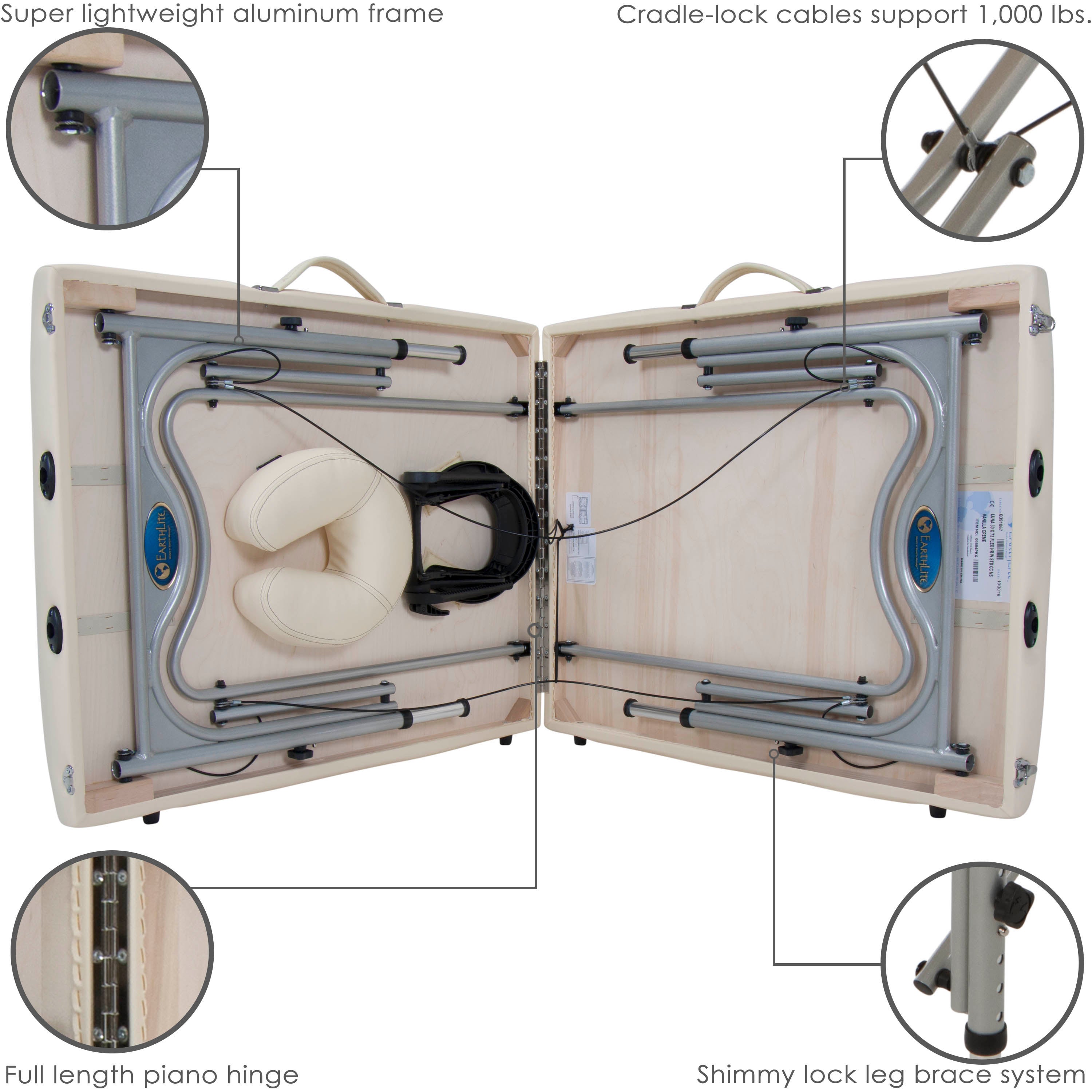 EARTHLITE LUNA Massageliege klappbar PRO