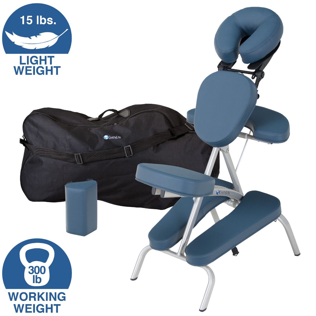 Massagestuhl EARTHLITE Vortex - ULTRALEICHT - nur 6,8 kg