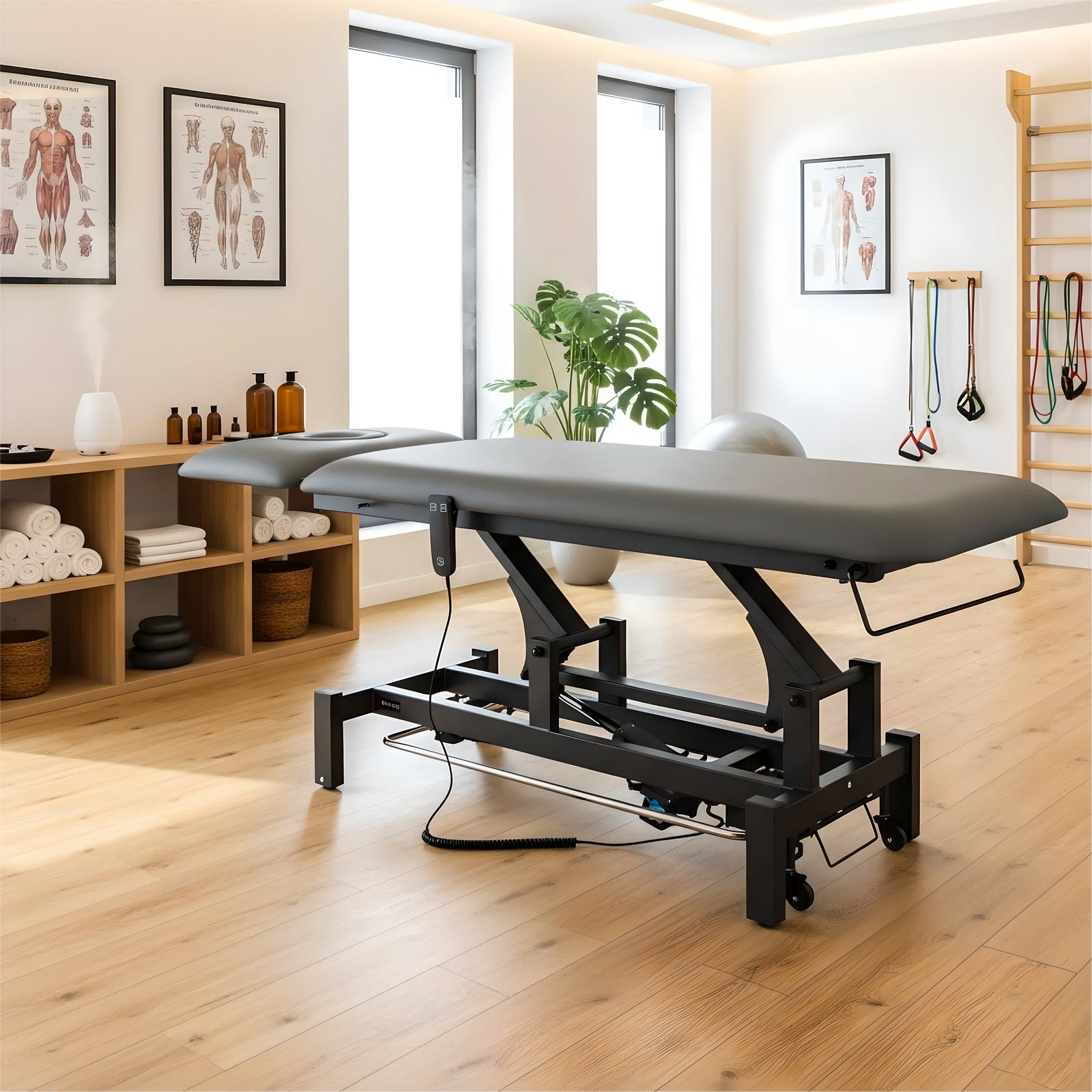 Elektrische Massageliege FORTIS 2 ERGO plus mit Hand- und Fußsteuerung
