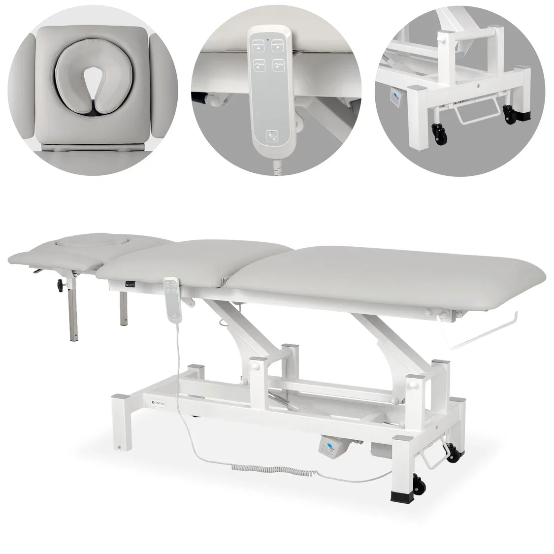 Elektrische Therapieliege FORTIS 5 ERGO plus | 5 Segmente | Hand- & Fußsteuerung