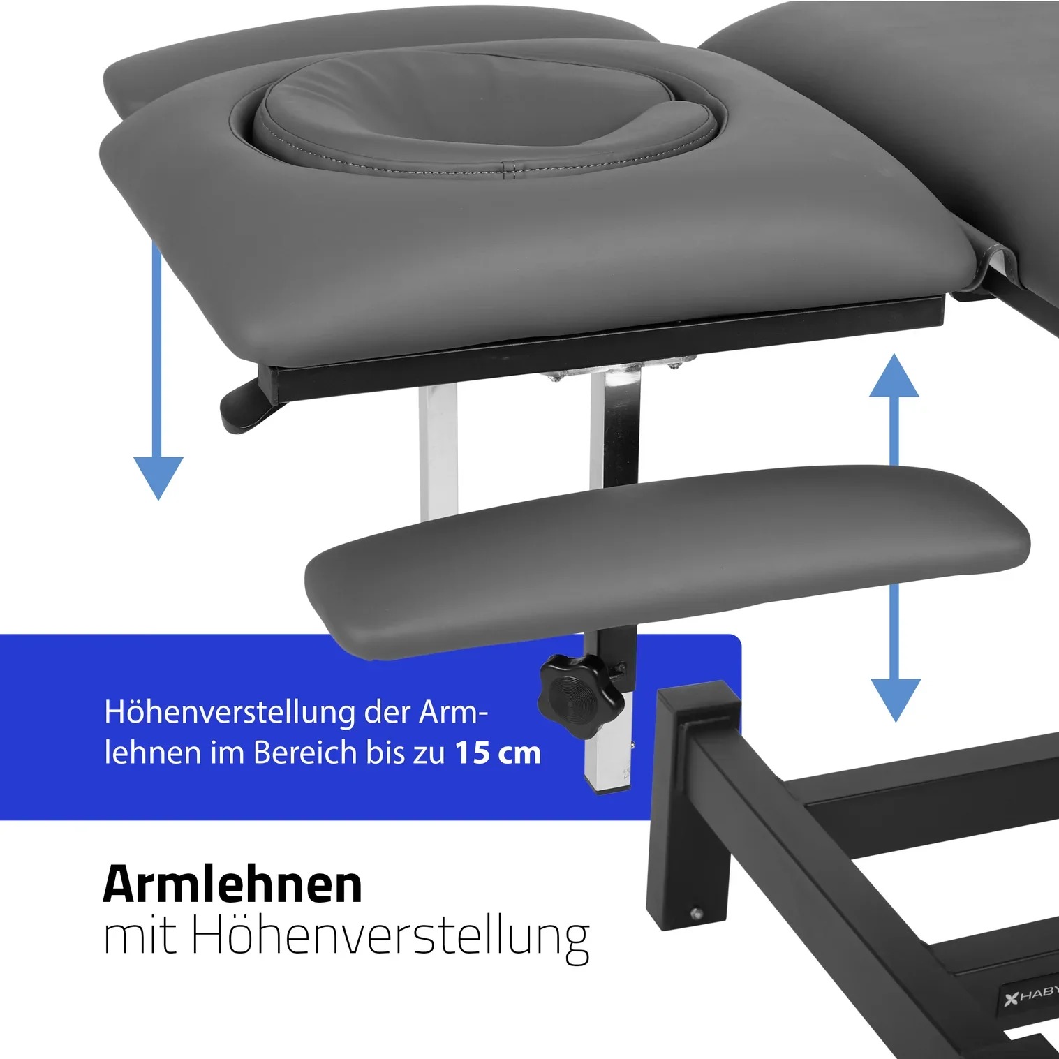 Elektrische Behandlungsliege FORTIS 4 ERGO plus - 4 Zonen - mit Hand- und Fußsteuerung