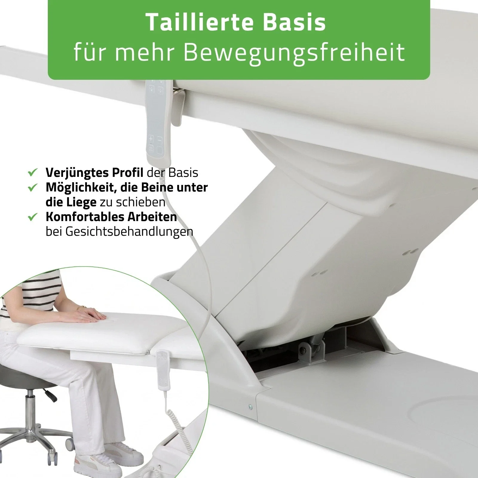 Camilla ERGO 2 | Kosmetikliege elektrisch mit Heizung