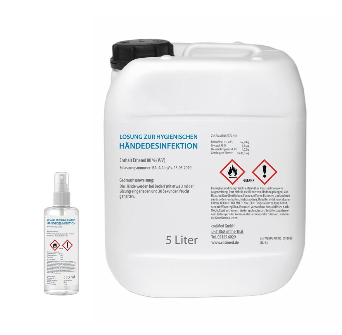Cosimed-Handdesinfektion-2er cosiMed Lösung zur hygienischen Händedesinfektion