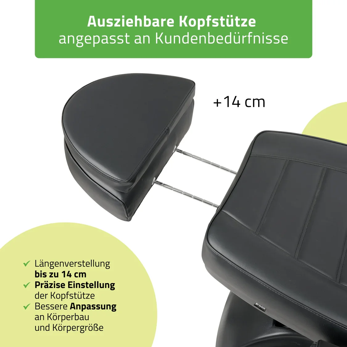 Universeller Kosmetikstuhl elektrisch LEO PRO 4 Multi - Tattoo Stuhl elektrisch