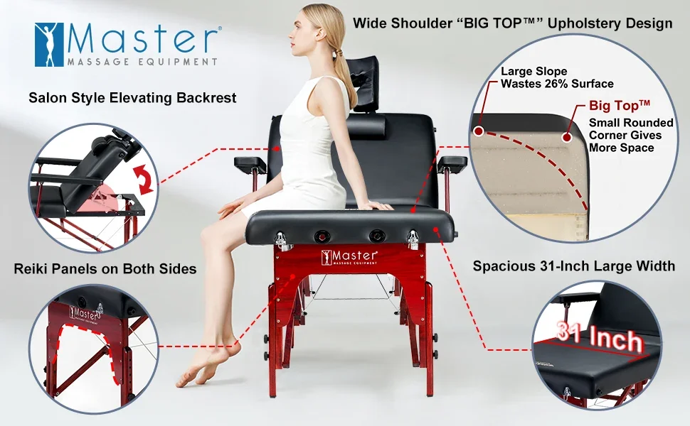 Montclair Salon Therma-Top Heated Massage Table
