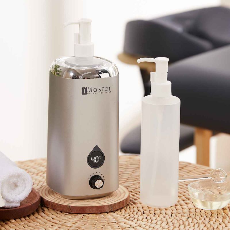 Oil-warmer-single-bottle-master-01 Profi Massageöl Wärmer mit LED Themperaturregler