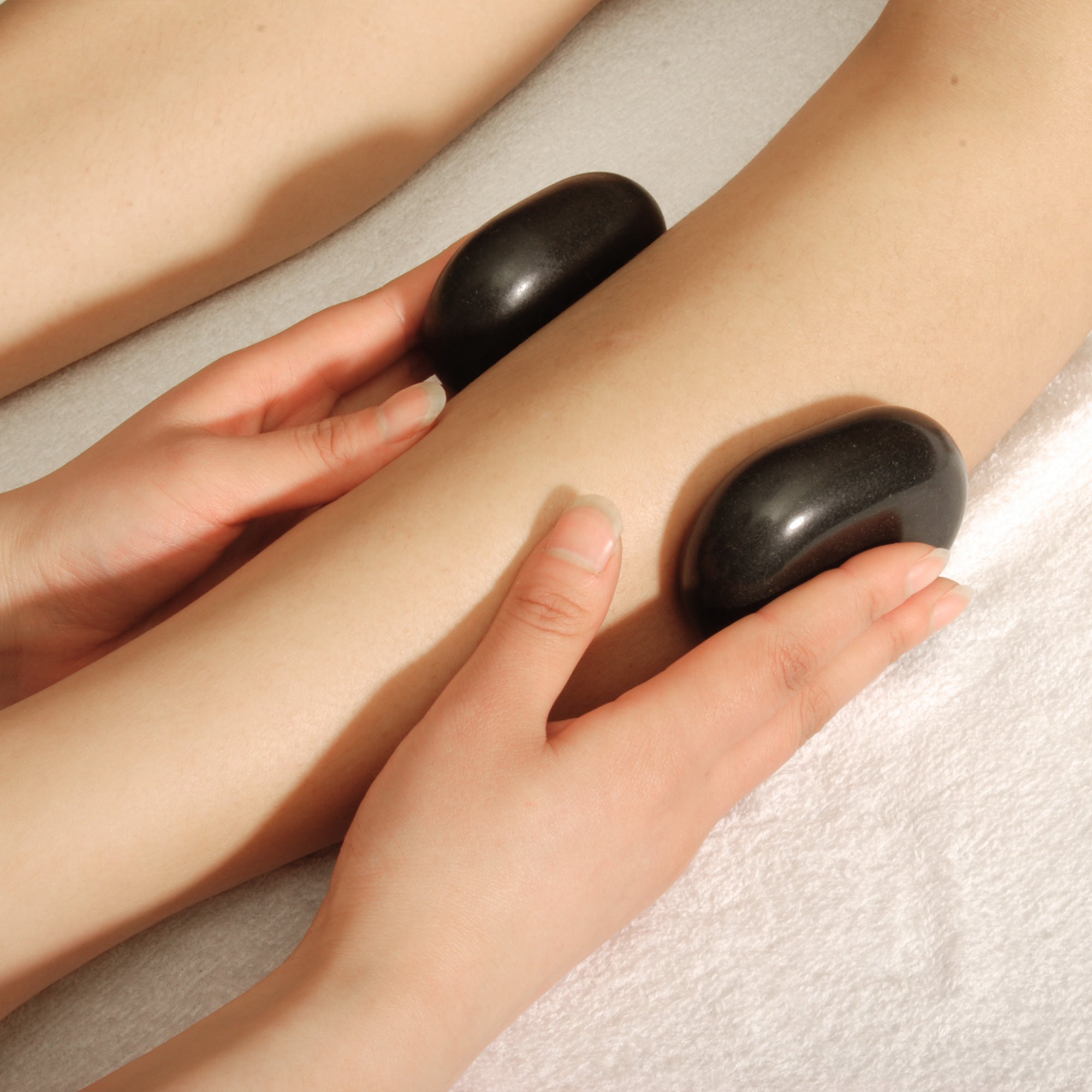 8 Oval Basalt Stones | Size: L | Hot Stone Therapy