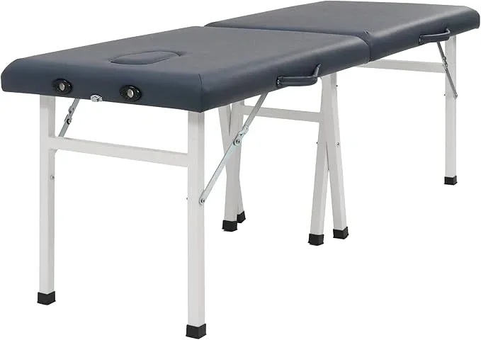 Master Massage Harmon Lightweight Portable Massage Table – 61 cm, Royal Blue