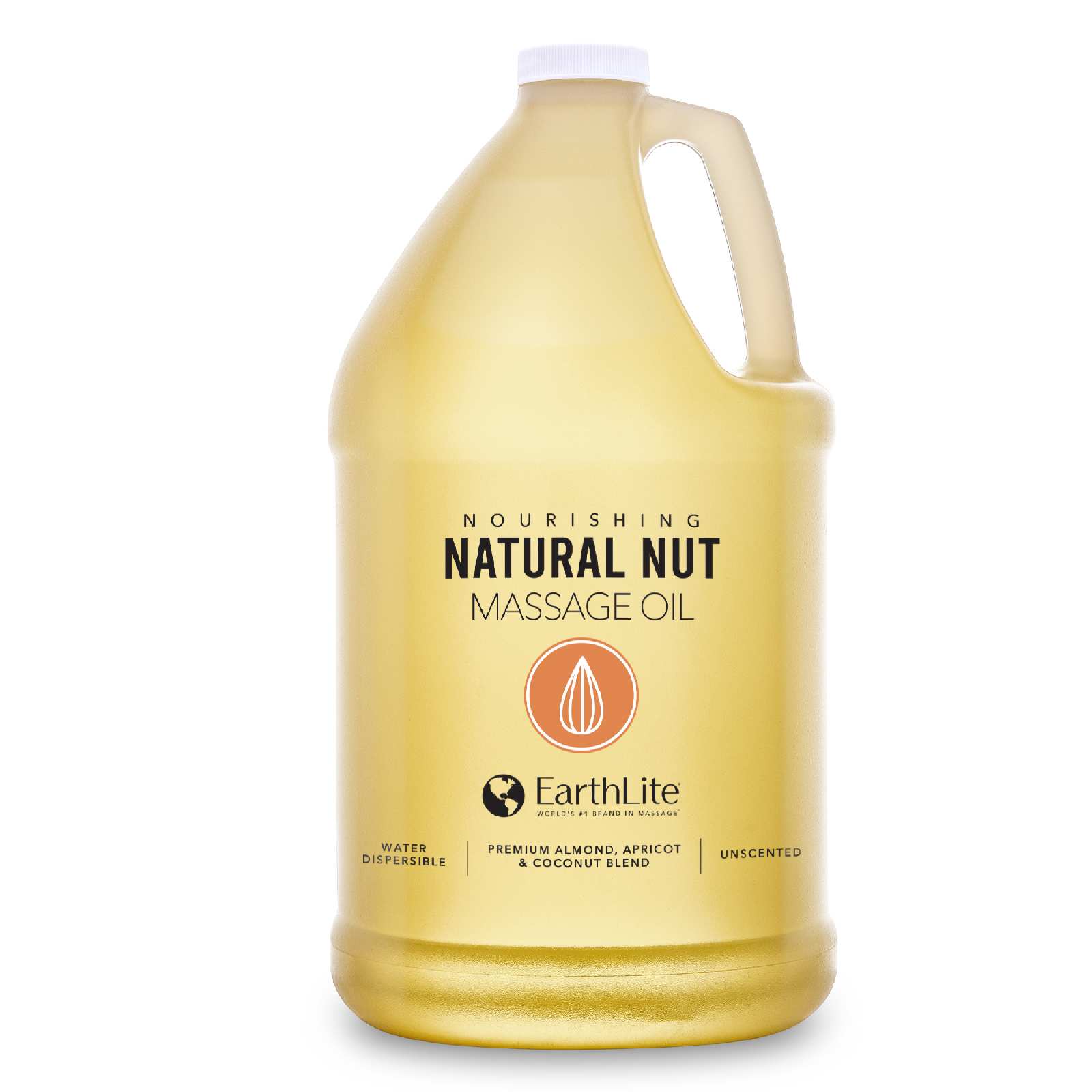 Earthlite-Massage-l-nat-rliches-Nuss-l-3-78-Liter-Kanister EARTHLITE Hochwertiges Massageöl mit Nussölen | NEU - Kanister 3,78 Liter