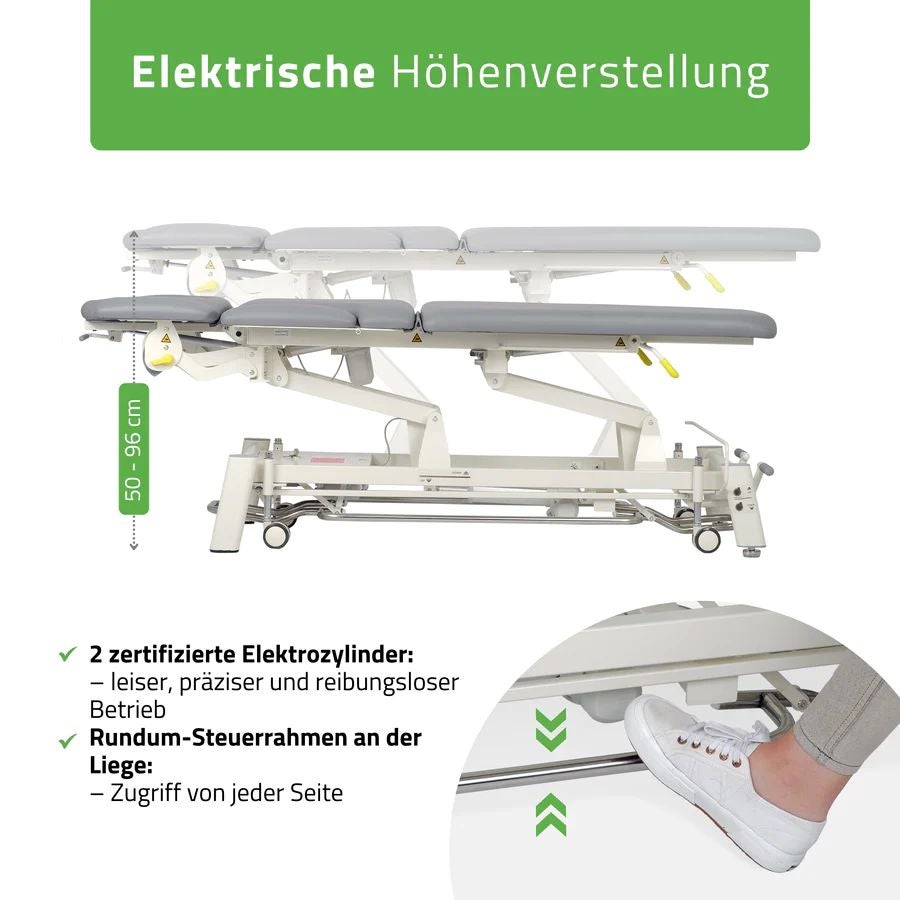 Elektrische Therapieliege PROXIMA PRO 7 mit Dachstellung