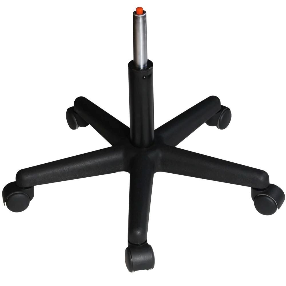 Ergonomic Rolling Stool with Backrest Furniture, Cross, Symbol