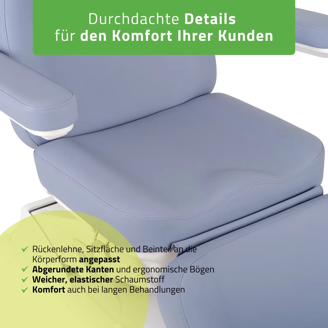 Eleganter Kosmetikstuhl elektrisch ELARA PRO 4