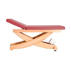 Stationäre Holzmassageliege für Praxis und Wellnessraum