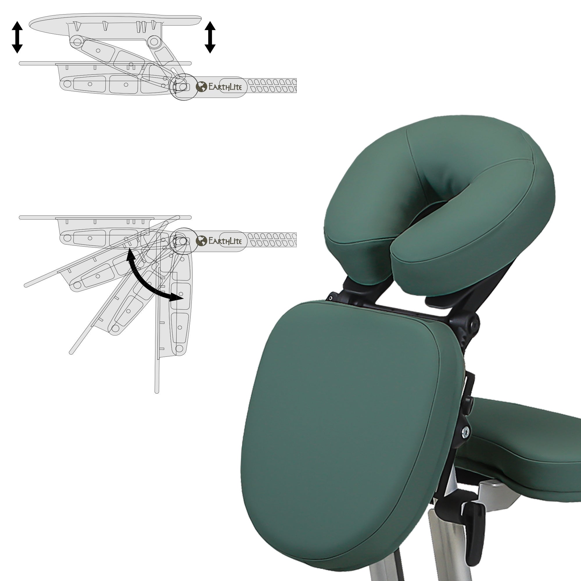 Massagestuhl Stronglite ERGO PRO II - Komplett-Set