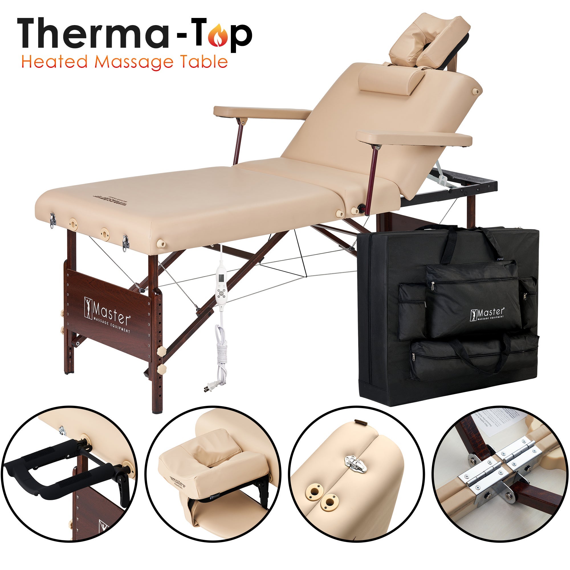 Portable Massage Table DEL RAY Salon LX | Therma-Top®