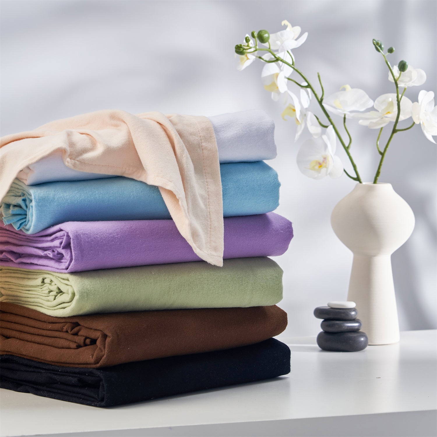 Deluxe Flannel Sheet Set | 5 colors Deluxe Flannel Sheet Set | 5 colors