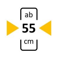 Liegenbreite 55 cm - 65 cm