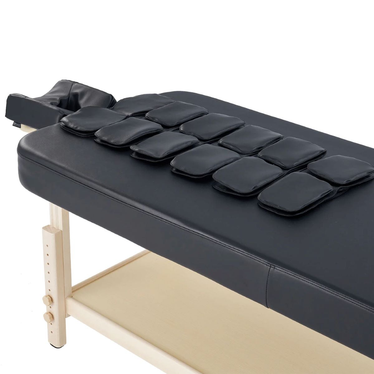 Airwave Massageliege stationär mit Massagefunktion Massageliege mit Massagefunktion - scchwarz