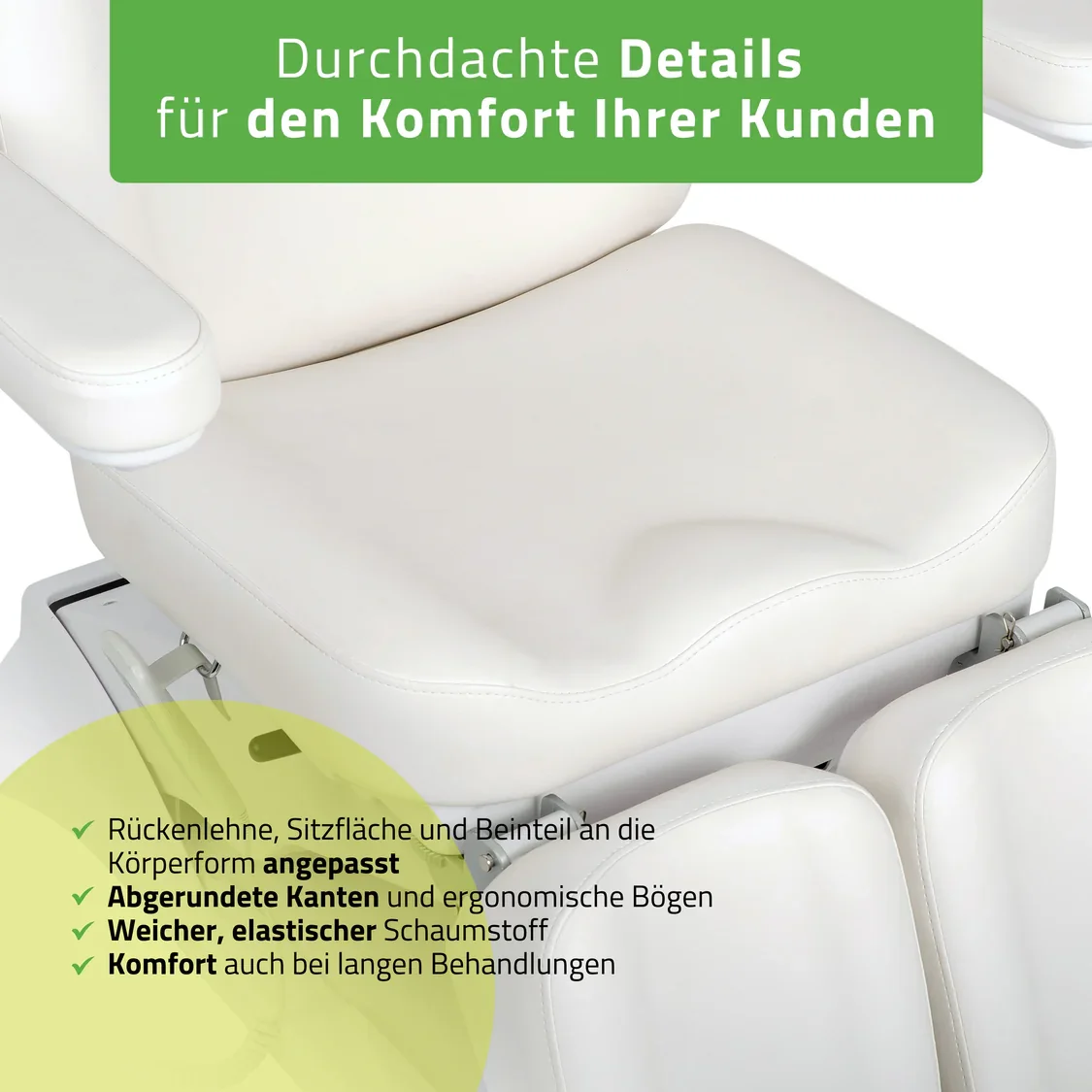 Kosmetikliege elektrisch ELARA PRO 6P - multifunktionaler Kosmetikstuhl
